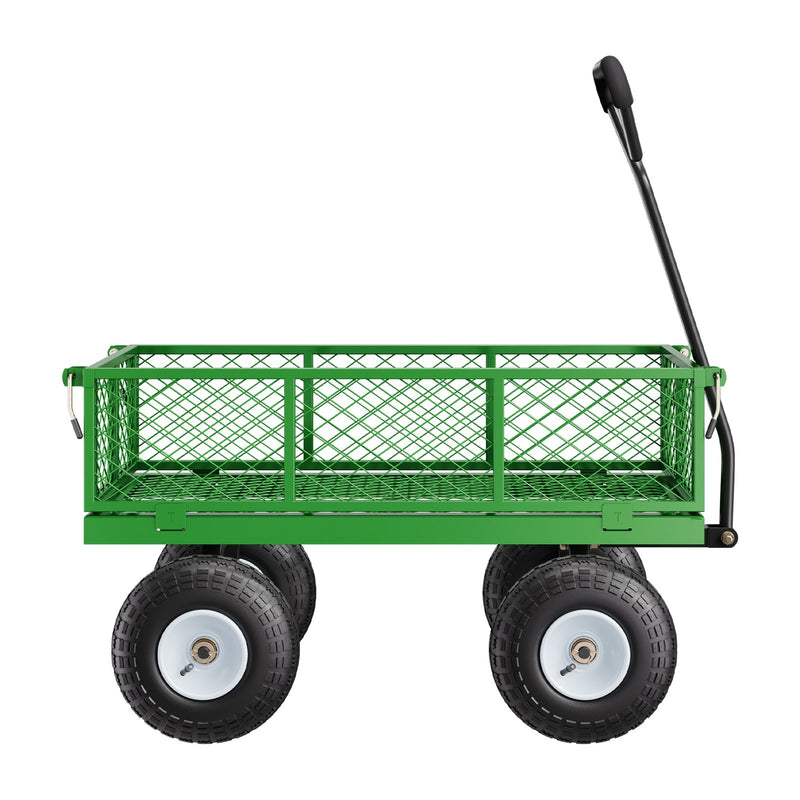 VEVOR Tērauda dārza ratiņi, 308 kg kravnesība, smagsvara modelis, 25 cm riepas
