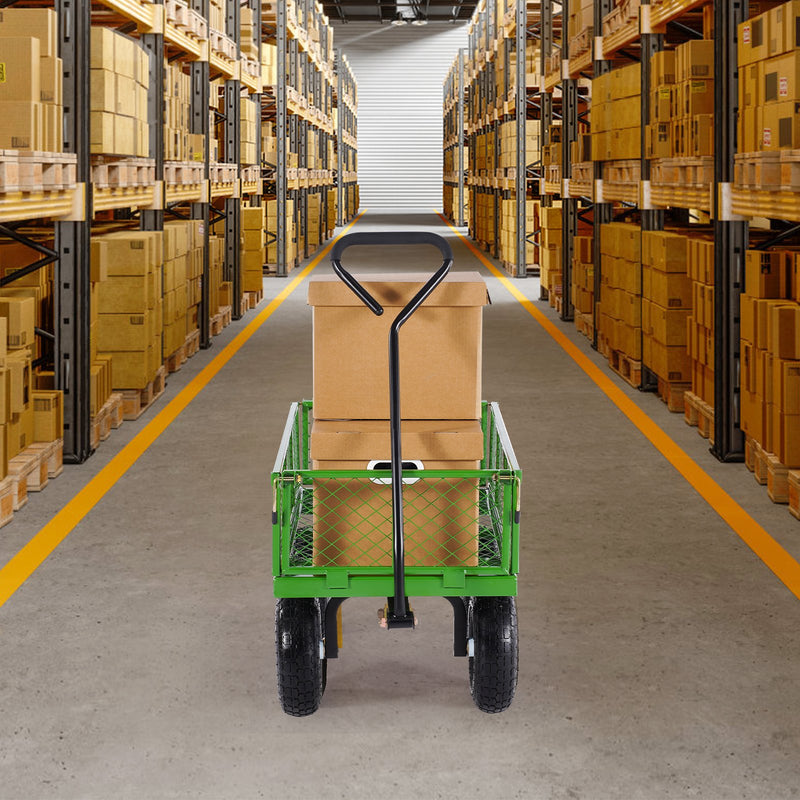 VEVOR Tērauda dārza ratiņi, 308 kg kravnesība, smagsvara modelis, 25 cm riepas