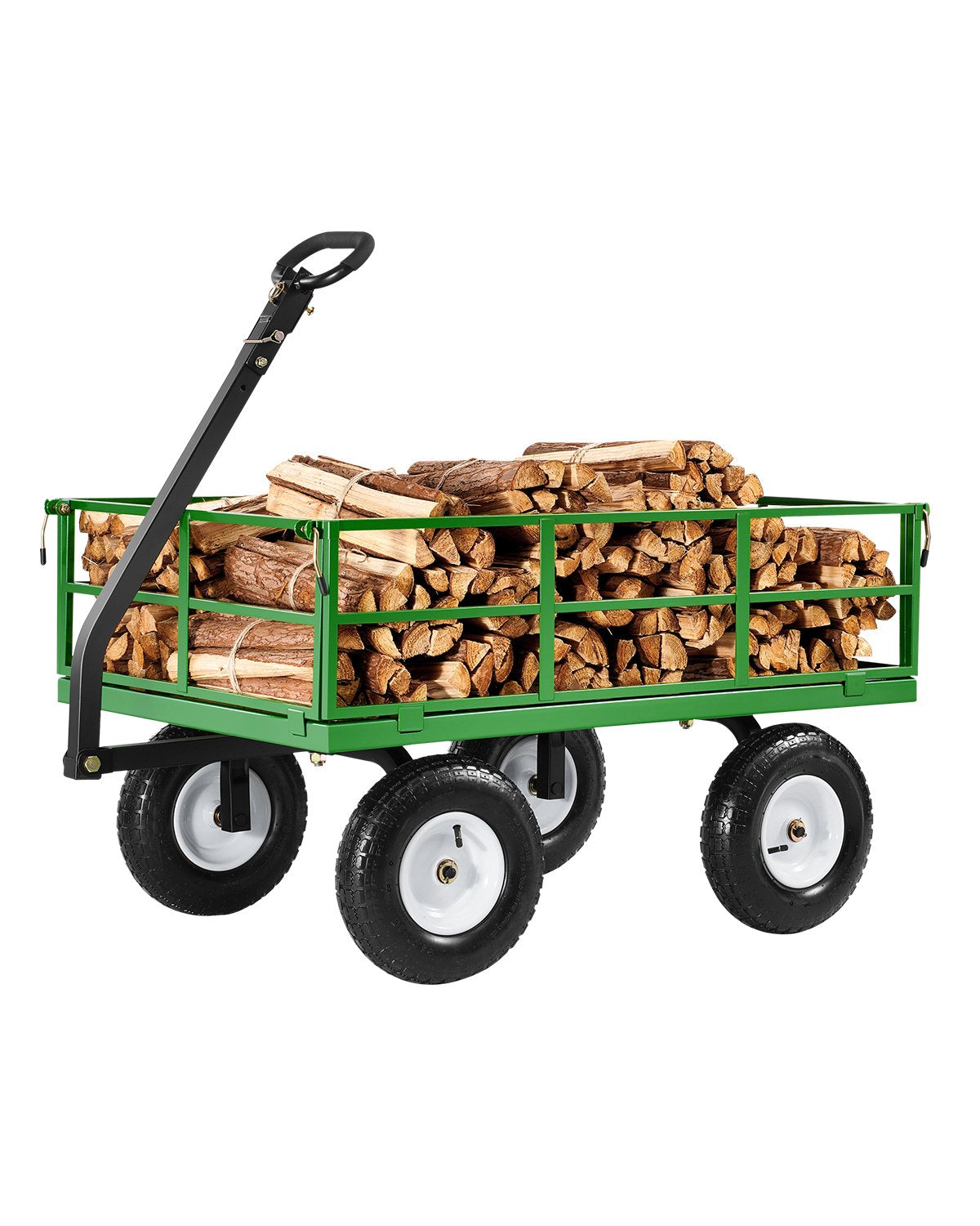 VEVOR Steel Garden Cart, 544 kg Load Capacity, Heavy-Duty Model, 33 cm Tyres
