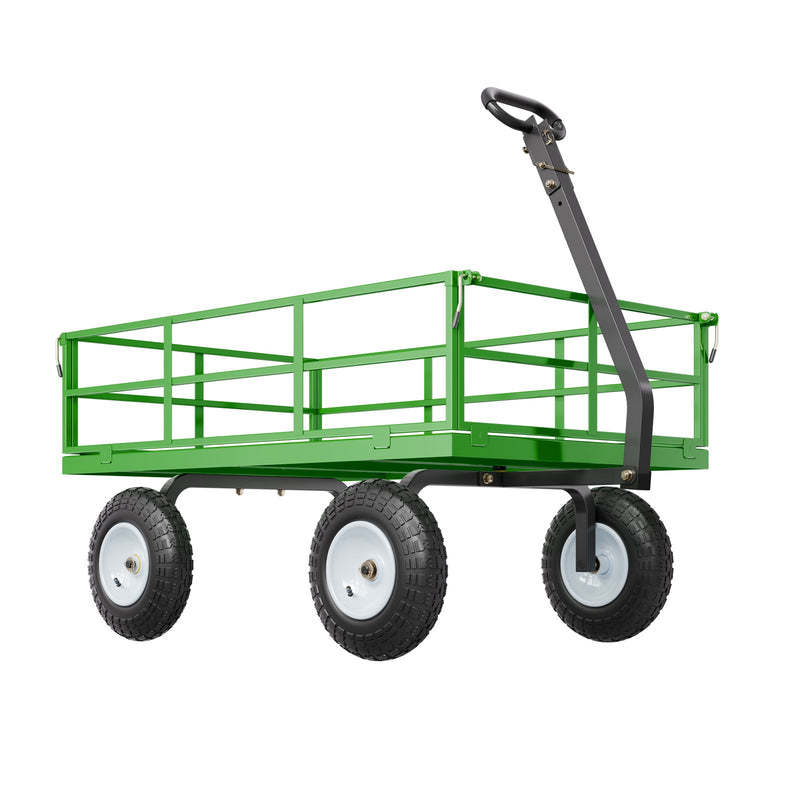 VEVOR Tērauda dārza ratiņi, 544 kg kravnesība, smagsvara modelis, 33 cm riepas
