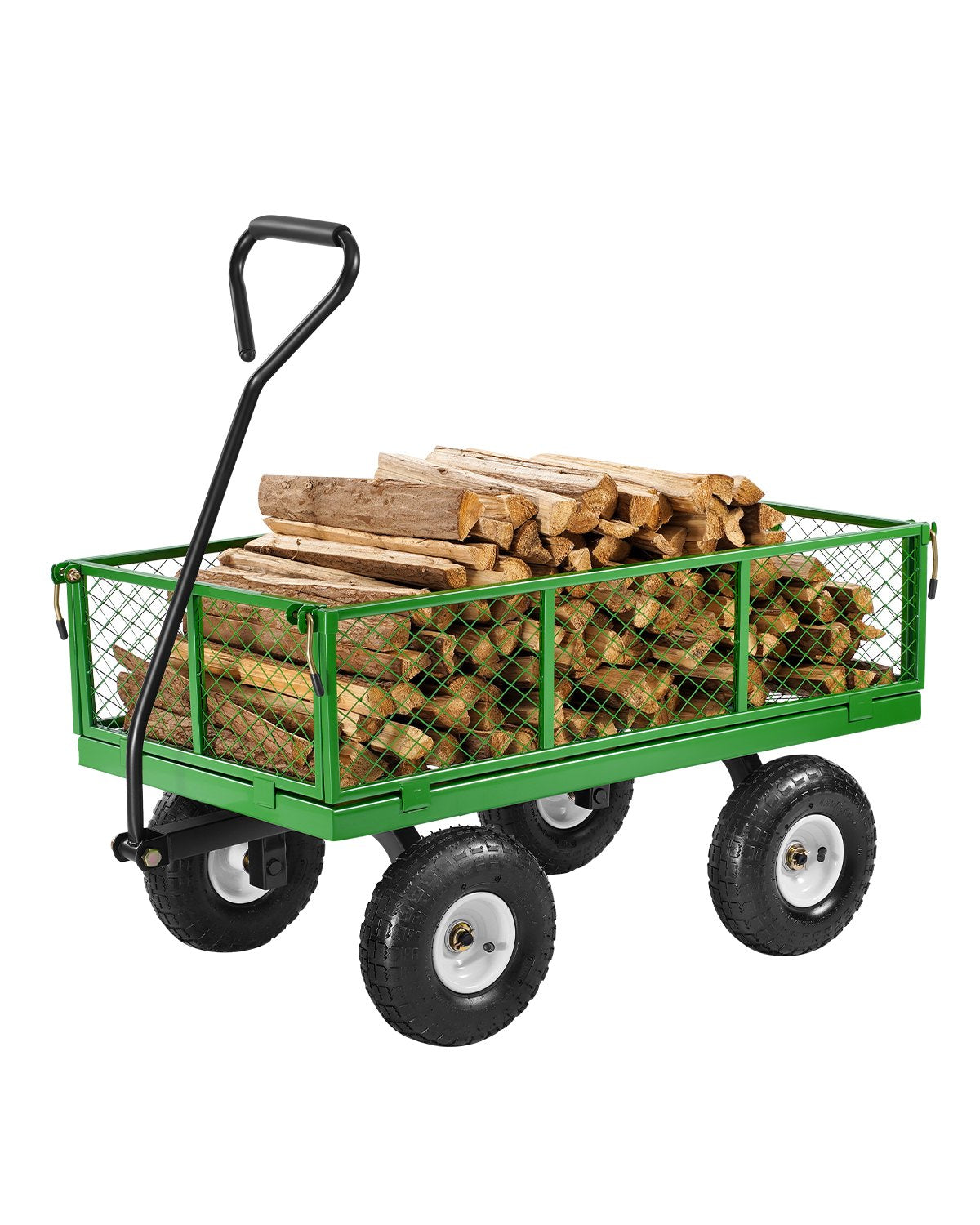 VEVOR Tērauda dārza ratiņi, 408 kg kravnesība, smagsvara modelis, 25 cm riepas