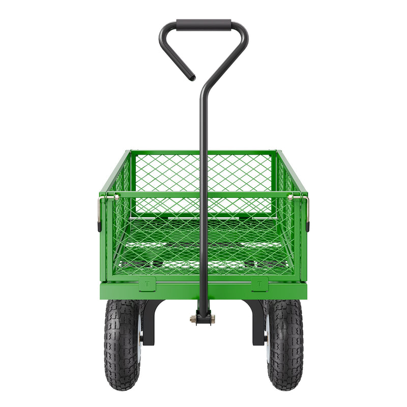 VEVOR Tērauda dārza ratiņi, 408 kg kravnesība, smagsvara modelis, 25 cm riepas