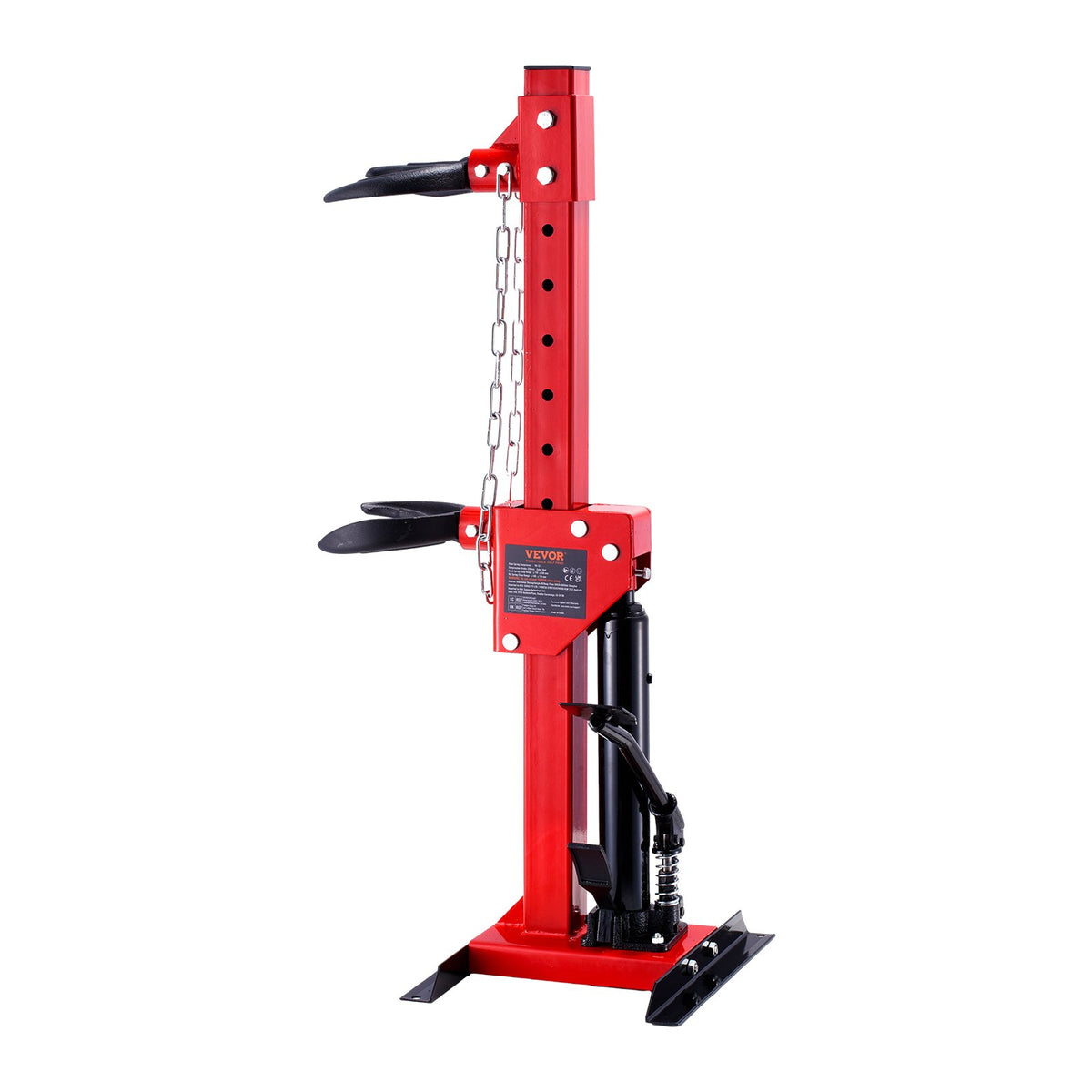 VEVOR Spring Compressor for Vehicle Suspension, 4.5 t Hydraulic Jack Capacity, 1 Tonne Nominal Compression Force, Coil Spring Compressor Tool for Car Suspension, Hydraulic Spring Compressor for Suspension Spring Removal