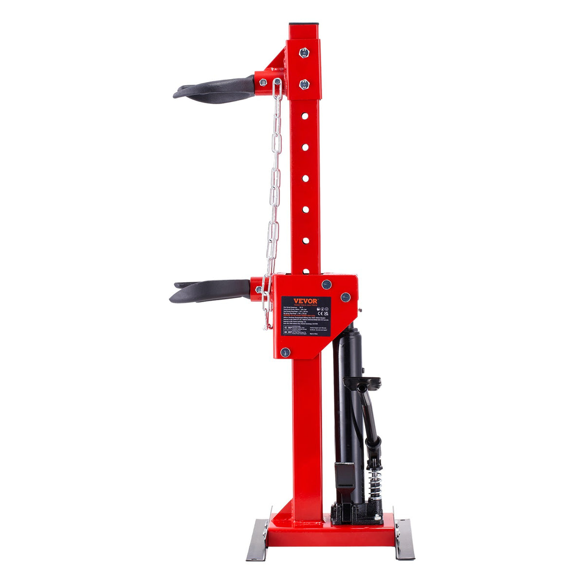 VEVOR Spring Compressor for Vehicle Suspension, 4.5 t Hydraulic Jack Capacity, 1 Tonne Nominal Compression Force, Coil Spring Compressor Tool for Car Suspension, Hydraulic Spring Compressor for Suspension Spring Removal