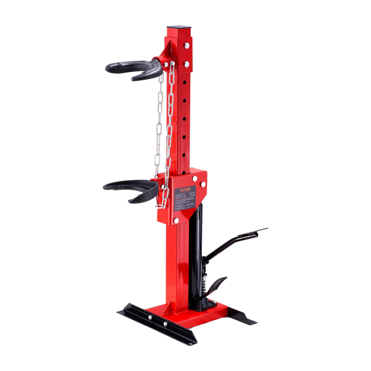 VEVOR Spring Compressor for Vehicle Suspension, 4.5 t Hydraulic Jack Capacity, 1 Tonne Nominal Compression Force, Coil Spring Compressor Tool for Car Suspension, Hydraulic Spring Compressor for Suspension Spring Removal