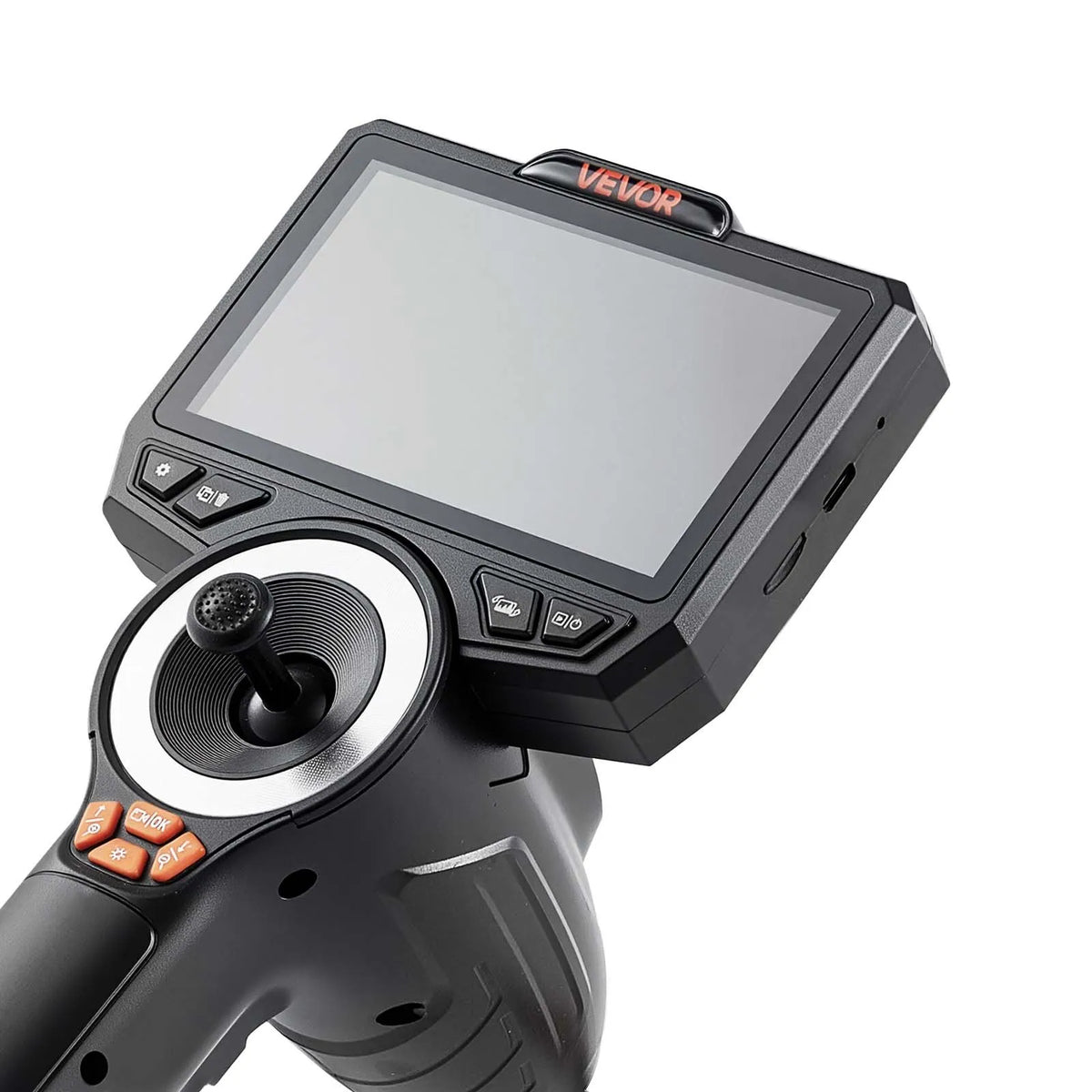 VEVOR Articulating Borescope with 3.9 mm Ultra-Thin Probe, 4-Way 360° Endoscope with Illumination, 11.4 cm HD IPS Screen, 8× Zoom and 1.5 m Cable for Auto and Narrow Mechanical Joint Inspection