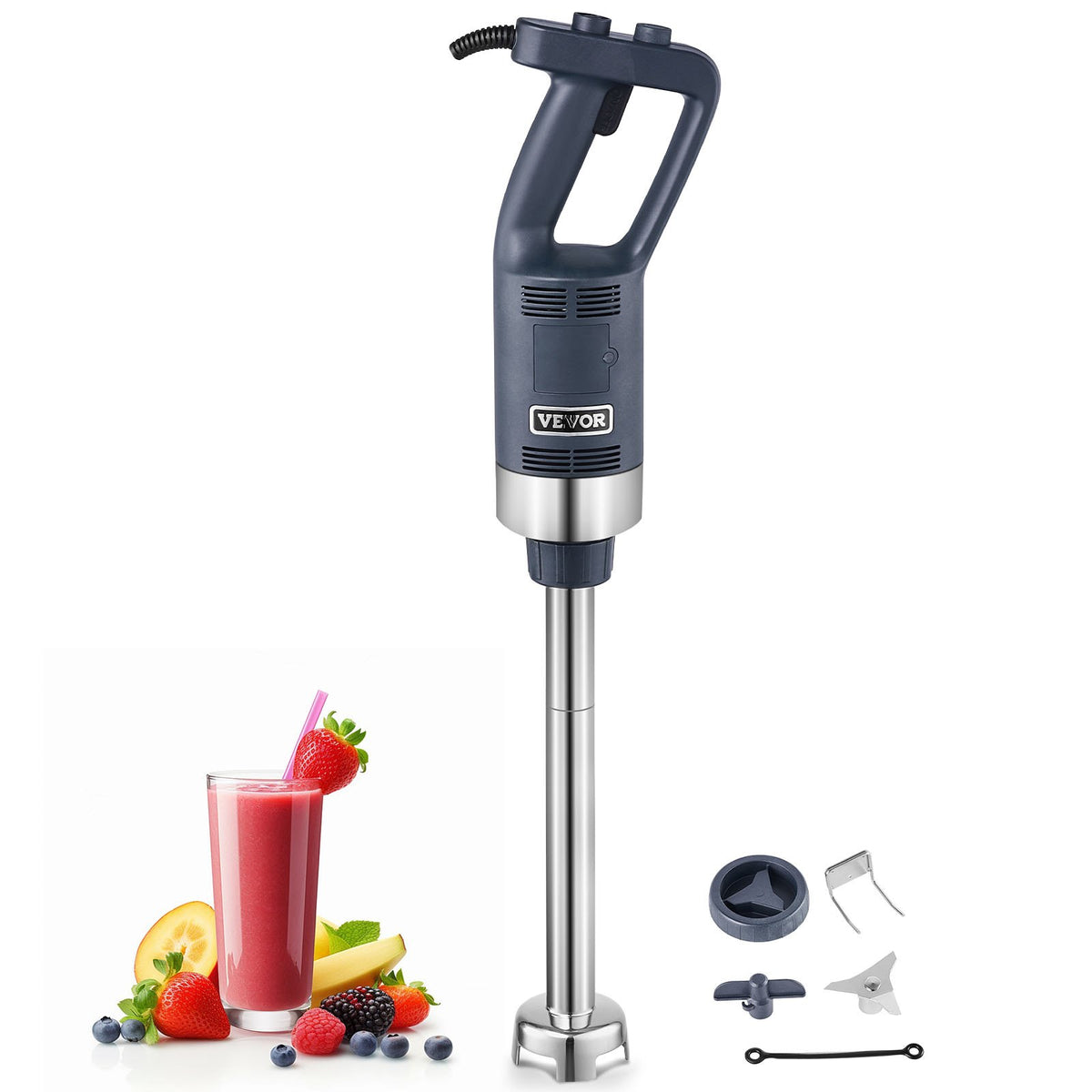 VEVOR Commercial Immersion Blender 500 W for Soups and Sauces