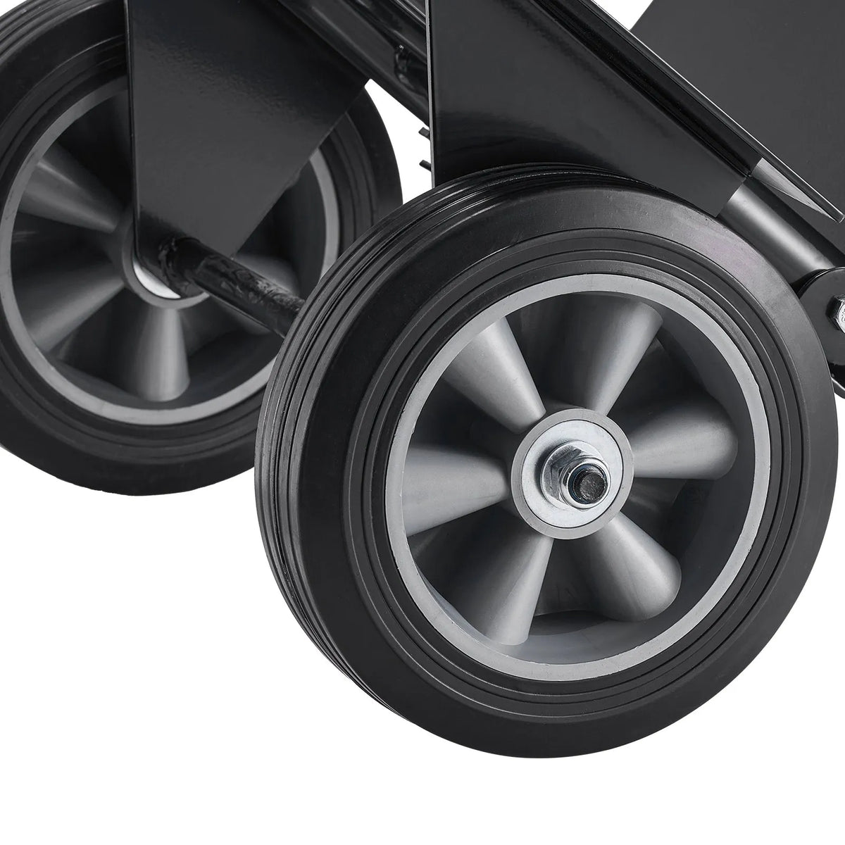 VEVOR Hand Truck, 272 kg Load Capacity, Heavy-Duty Dolly with Wheels and Telescopic Handle, Portable Trolley with Securing Straps for Moving Tasks at Home, Office, Warehouse and Supermarket