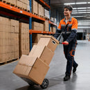 VEVOR rokas ratiņi, 272 kg celtspēja, pastiprinātas konstrukcijas ratiņi ar riteņiem un teleskopisku rokturi, pārnēsājami ratiņi ar nostiprināšanas siksnu pārvākšanās darbiem mājās, birojā, noliktavā un lielveikalā