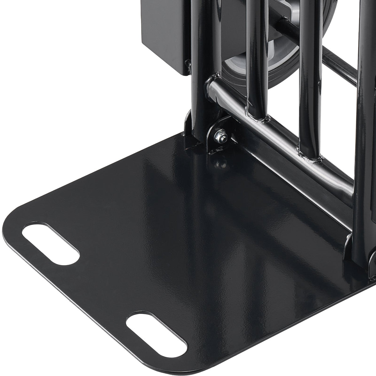 VEVOR Hand Truck, 272 kg Load Capacity, Heavy-Duty Dolly with Wheels and Telescopic Handle, Portable Trolley with Securing Straps for Moving Tasks at Home, Office, Warehouse and Supermarket