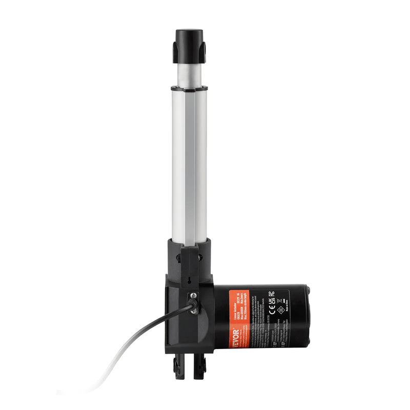 VEVOR lineārais aktuators 12 V 15,2 cm smagas slodzes 598,8 kg 6000 N 0,5 cm/s IP44 aizsardzība