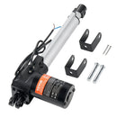 VEVOR lineārais aktuators 12 V, gājiens 20,3 cm, lielas slodzes aktuators līdz 598,8 kg/6000 N, ātrums 5 mm/s, IP44 aizsardzība