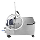 VEVOR Mobilā eļļas filtrēšanas sistēma, 38 L eļļas tvertne, 10 L/min filtrēšanas ātrums, grozāmi riteņi un eļļas šļūtene