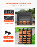 VEVOR saliekamo krēslu ratiņi 84 krēsliem / 12 galdiem + 42 krēsliem, 360 kg