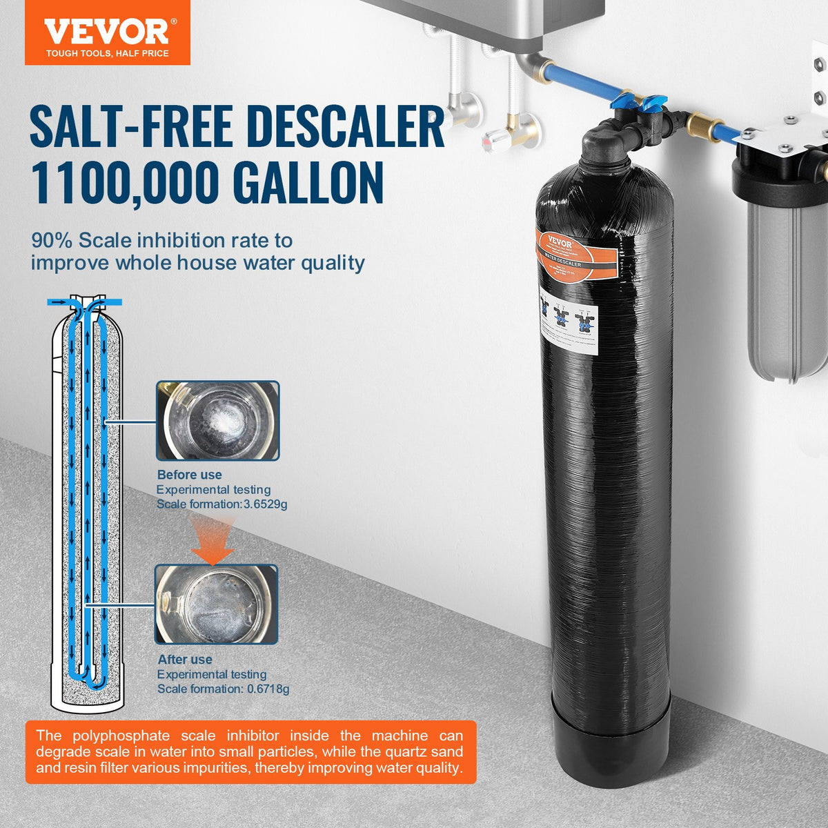 VEVOR Water Softener System for 5-8 Person Family