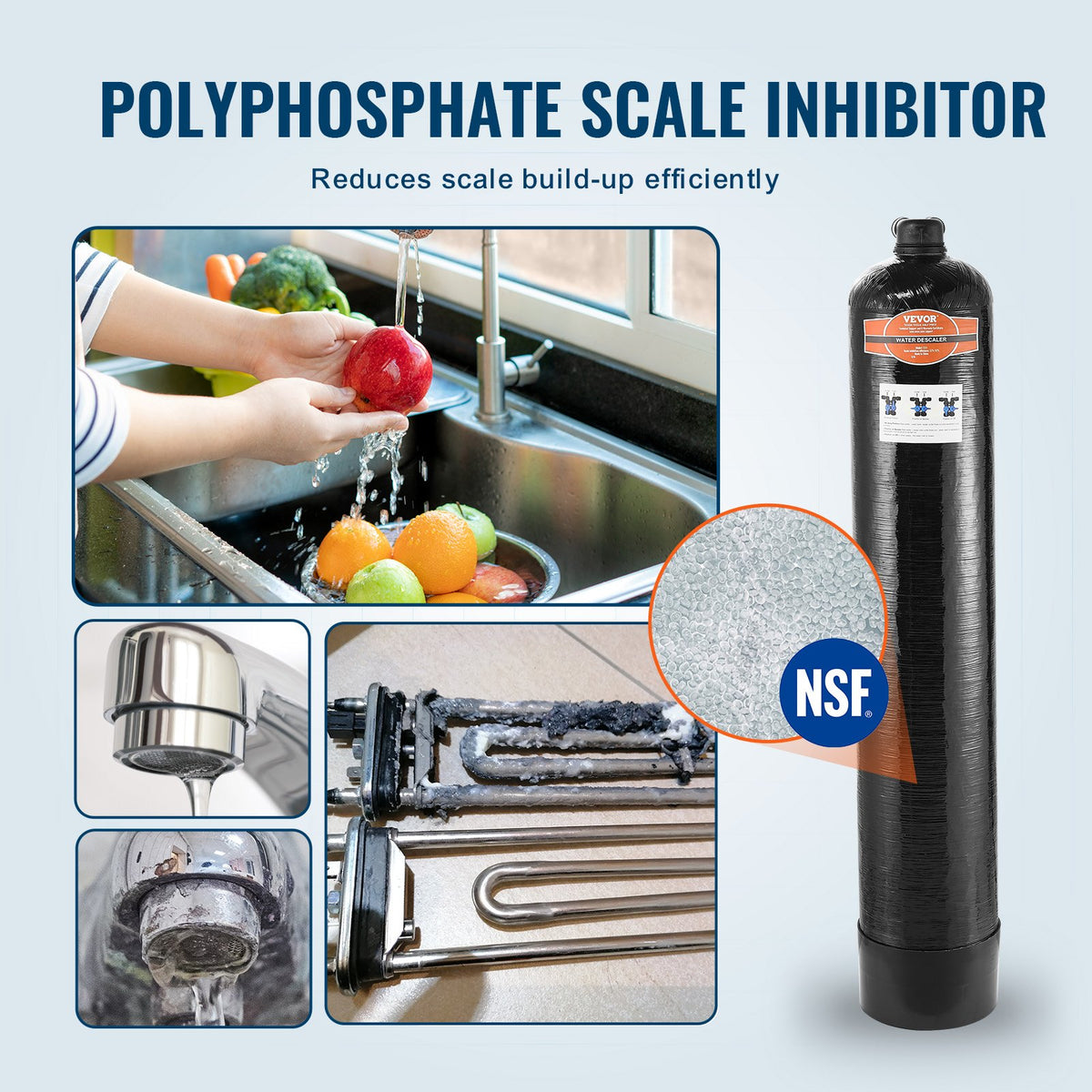VEVOR Water Softener System for 5-8 Person Family