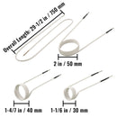 VEVOR indukcijas sildīšanas spoles komplekts, 8 gab., magnētiskais mini indukcijas sildītājs bez liesmas, karstumizturīgi elastīgi piederumi sarūsējušu skrūvju un uzgriežņu noņemšanai