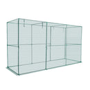 VEVOR augu aizsargbūris 3,56 x 1,2 x 1,94 m ar rāvējslēdzēja durvīm, vēja izturīgs paaugstinātas dobes pārsegs ar tomātu aizsargtīklu dārzam, terasei un zālienam