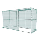 VEVOR augu aizsargbūris 3,56 x 1,2 x 1,94 m ar rāvējslēdzēja durvīm, vēja izturīgs paaugstinātas dobes pārsegs ar tomātu aizsargtīklu dārzam, terasei un zālienam