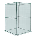 VEVOR augu aizsargbūris 1,2 x 1,2 x 1,8 m ar rāvējslēdzēja durvīm, vēja izturīgs paaugstinātas dobes pārsegs ar tomātu aizsargtīklu dārzam, terasei un zālienam
