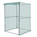 VEVOR augu aizsargbūris 1,2 x 1,2 x 1,8 m ar rāvējslēdzēja durvīm, vēja izturīgs paaugstinātas dobes pārsegs ar tomātu aizsargtīklu dārzam, terasei un zālienam