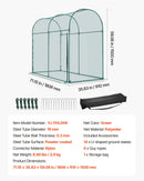 VEVOR augu aizsargbūris 1,8 x 0,91 x 1,5 m ar rāvējslēdzēja durvīm, vēja izturīgs paaugstinātas dobes pārsegs ar rāmi un aizsargtīklu dārzam, terasei un zālienam