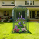 VEVOR augu aizsargbūris 1,8 x 0,91 x 1,5 m ar rāvējslēdzēja durvīm, vēja izturīgs paaugstinātas dobes pārsegs ar rāmi un aizsargtīklu dārzam, terasei un zālienam