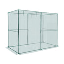 VEVOR augu aizsargbūris 2,39 × 1,2 × 1,8 m ar rāvējslēdzēja durvīm, pretvēja augu aizsardzības telts paaugstinātām dobēm, tomātu aizsargtīkls dārzam un pagalmam