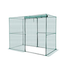 VEVOR augu aizsargbūris 2,39 × 1,2 × 1,8 m ar rāvējslēdzēja durvīm, pretvēja augu aizsardzības telts paaugstinātām dobēm, tomātu aizsargtīkls dārzam un pagalmam