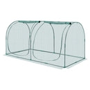 VEVOR augu aizsargbūris 2,48 x 1,2 x 1,2 m ar rāvējslēdzēja durvīm, vēja izturīgs paaugstinātas dobes pārsegs ar rāmi un aizsargtīklu dārzam, terasei un zālienam
