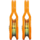 Snatch bloka rullītis, 11 t darba slodzes limits, smagās slodzes vinčas skriemelis 14 mm sintētiskajai virvei vai mīkstajām skavām, bezceļu atgūšanas aprīkojums traktoram, kravas auto, ATV un UTV, 2 gab. komplekts