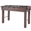 VEVOR galda futbola galds 122 cm, pilna izmēra iekštelpu modelis mājai un spēļu telpai, komplektā 2 bumbiņas un 2 dzērienu turētāji