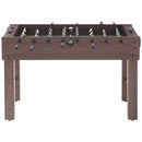 VEVOR galda futbola galds 140 cm, pilna izmēra iekštelpu modelis mājai, ģimenei un spēļu telpai, komplektā 4 bumbiņas un 2 dzērienu turētāji