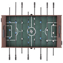 VEVOR galda futbola galds 140 cm, pilna izmēra iekštelpu modelis mājai, ģimenei un spēļu telpai, komplektā 4 bumbiņas un 2 dzērienu turētāji