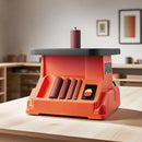 VEVOR oscilējošā vārpstas slīpmašīna, galda modelis 2000 apgr./min, komplektā 6 slīpēšanas uzmavas 12,7–76,2 mm, 16 mm gājiens, darba galds 390 × 415 mm mēbeļu apdarei, amatniecībai un DIY kokapstrādei