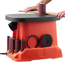 VEVOR oscilējošā vārpstas slīpmašīna ar 2000 apgr./min ātrumu, 6 slīpēšanas uzmavām (12,7-76,2 mm), 16 mm gājienu un 397 × 295 mm čuguna darba galdu, piemērota mēbeļu apdarei, amatniecībai un DIY kokapstrādes darbiem.