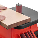 VEVOR oscilējošā vārpstas slīpmašīna ar 2000 apgr./min ātrumu, 6 slīpēšanas uzmavām (12,7-76,2 mm), 16 mm gājienu un 397 × 295 mm čuguna darba galdu, piemērota mēbeļu apdarei, amatniecībai un DIY kokapstrādes darbiem.