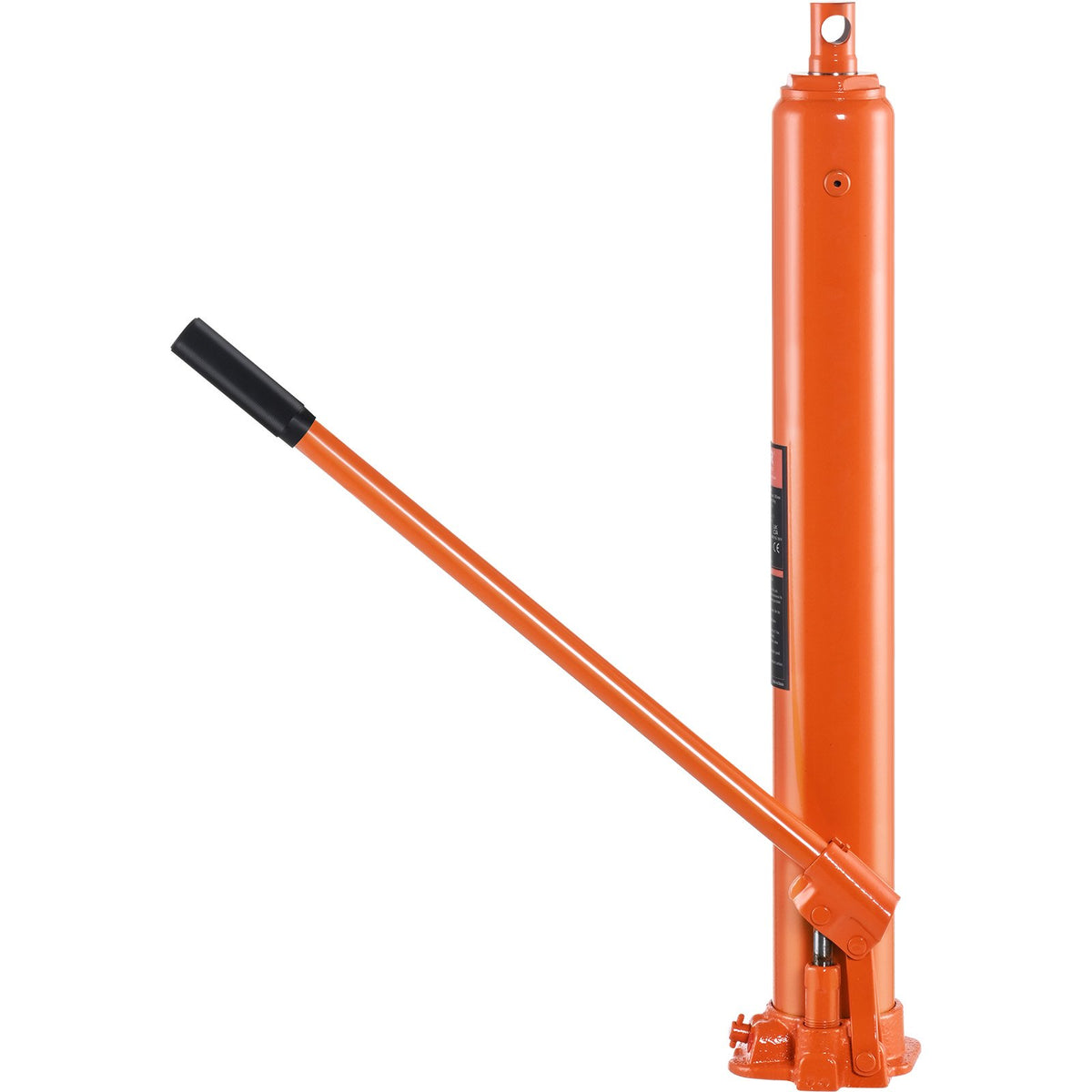 VEVOR Hydraulic Long Stroke Cylinder, 4 Tonne Engine Hoist with Single Acting Pump and Flat Base, Hydraulic Cylinder for Engine Hoists and Workshop Cranes