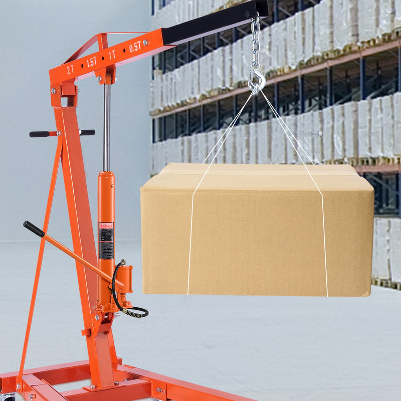 VEVOR hidrauliskais garais virzuļcilindrs, 8 tonnu dzinēja pacēlājs ar gaisa sūkni un vienvirzuļa sūkni, hidrauliskais cilindrs ar kleveša pamatni dzinēja pacēlājiem un darbnīcas celtņiem.