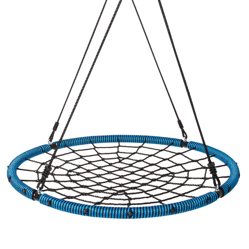 VEVOR zirnekļtīkla tipa apaļās šūpoles bērniem 102 cm, celtspēja 340 kg