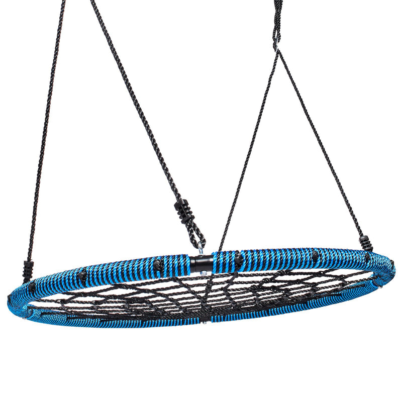 VEVOR zirnekļtīkla tipa apaļās šūpoles bērniem 102 cm, celtspēja 340 kg