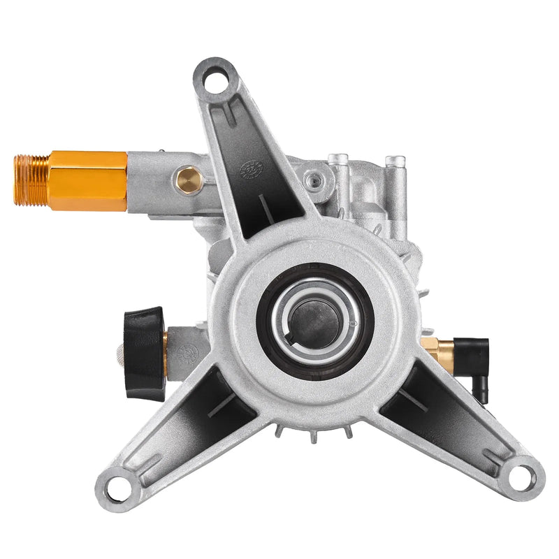 VEVOR augstspiediena mazgātāja sūknis ar vertikālu 22 mm (7/8″) vārpstu, darba spiediens līdz 227 bar, plūsma 11 l/min, rezerves sūkņa komplekts ar 5 sprauslām, montāžas piederumiem un sifona cauruli, saderīgs ar RYOBI, Honda un Briggs & Stratton