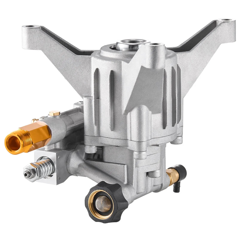 VEVOR augstspiediena mazgātāja sūknis ar vertikālu 22 mm (7/8″) vārpstu, darba spiediens līdz 227 bar, plūsma 11 l/min, rezerves sūkņa komplekts ar 5 sprauslām, montāžas piederumiem un sifona cauruli, saderīgs ar RYOBI, Honda un Briggs & Stratton