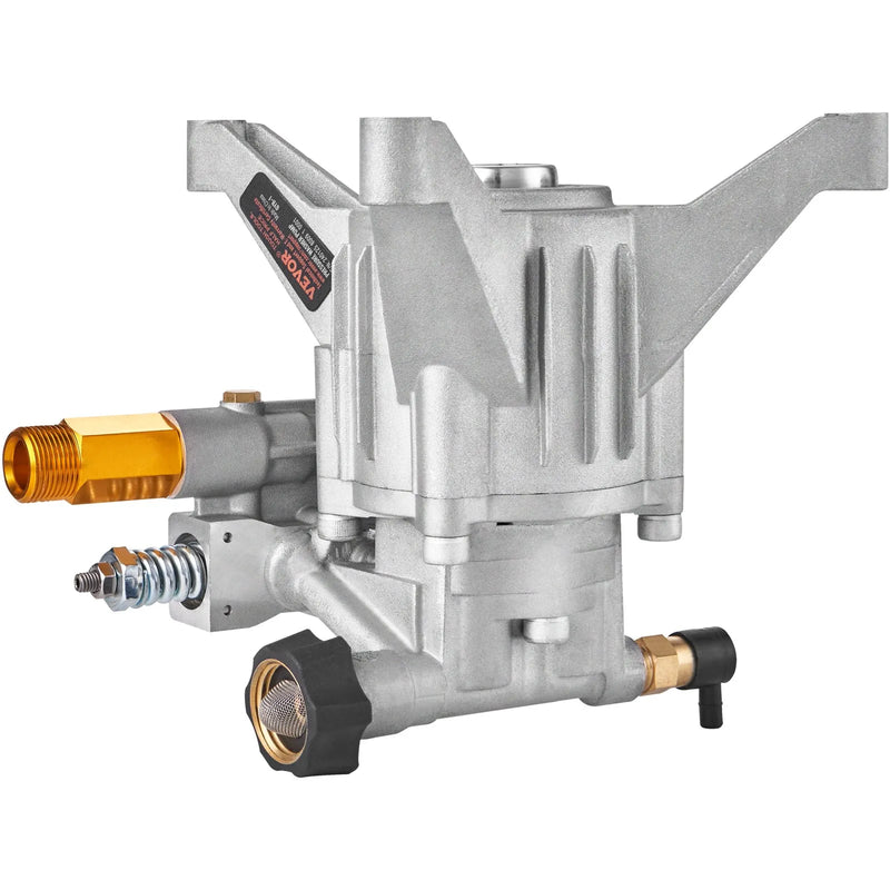 VEVOR augstspiediena mazgātāja sūknis ar vertikālu 22 mm vārpstu, darba spiediens līdz 234 bar, plūsma 9,5 l/min, rezerves sūkņa komplekts, saderīgs ar Honda, Simpson, RYOBI, Briggs & Stratton, Subaru un Craftsman