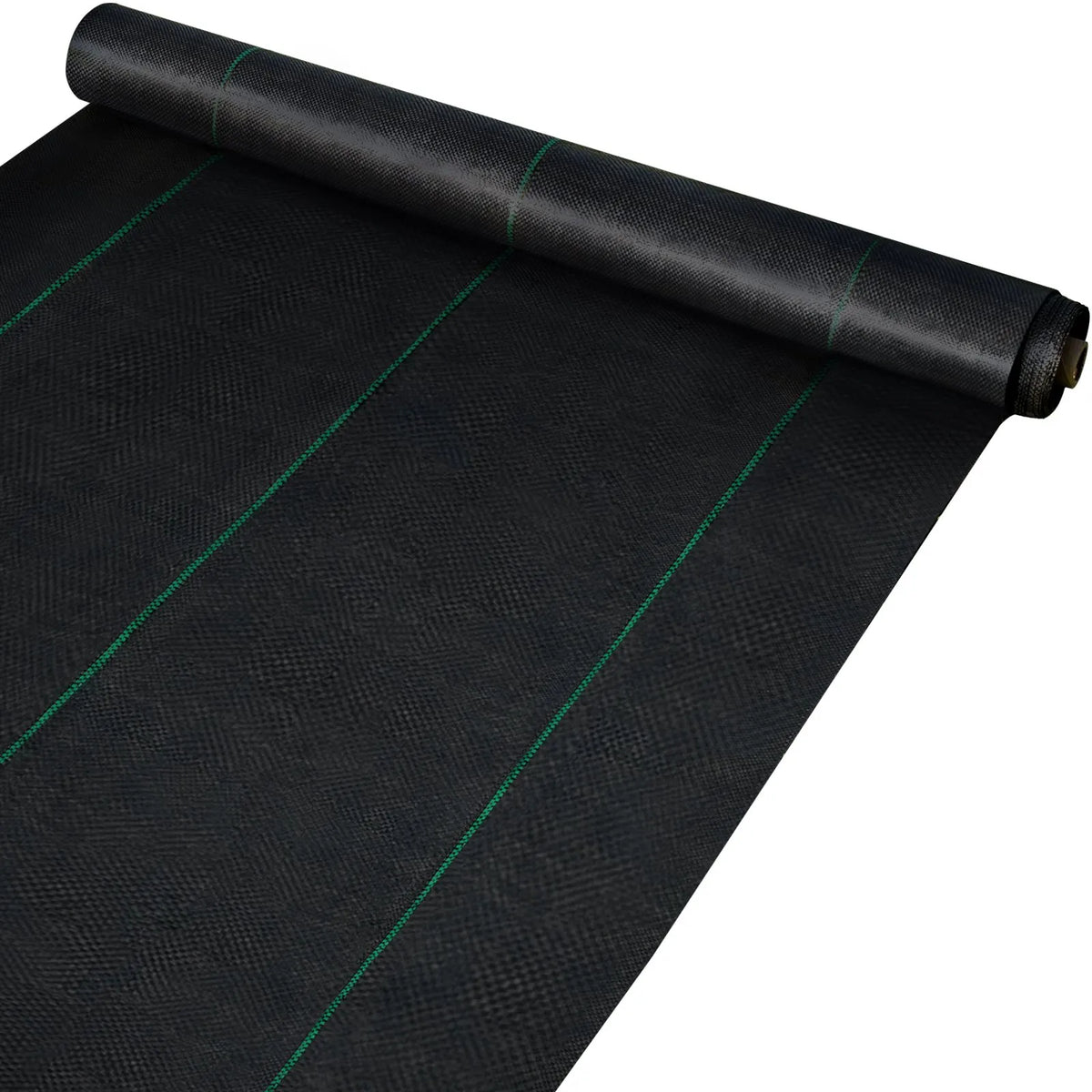 VEVOR nezāļu barjeras audums 200 x 9144 cm, 90,7 g/m² izturīgs austs nezāļu kontroles audums, augstas caurlaidības ģeotekstils puķu dobēm un zemklājumam, polietilēna augsnes segums - ZEMLETES.LV