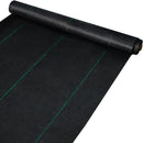 VEVOR nezāļu barjeras audums 200 x 9144 cm, 90,7 g/m² izturīgs austs nezāļu kontroles audums, augstas caurlaidības ģeotekstils puķu dobēm un zemklājumam, polietilēna augsnes segums - ZEMLETES.LV