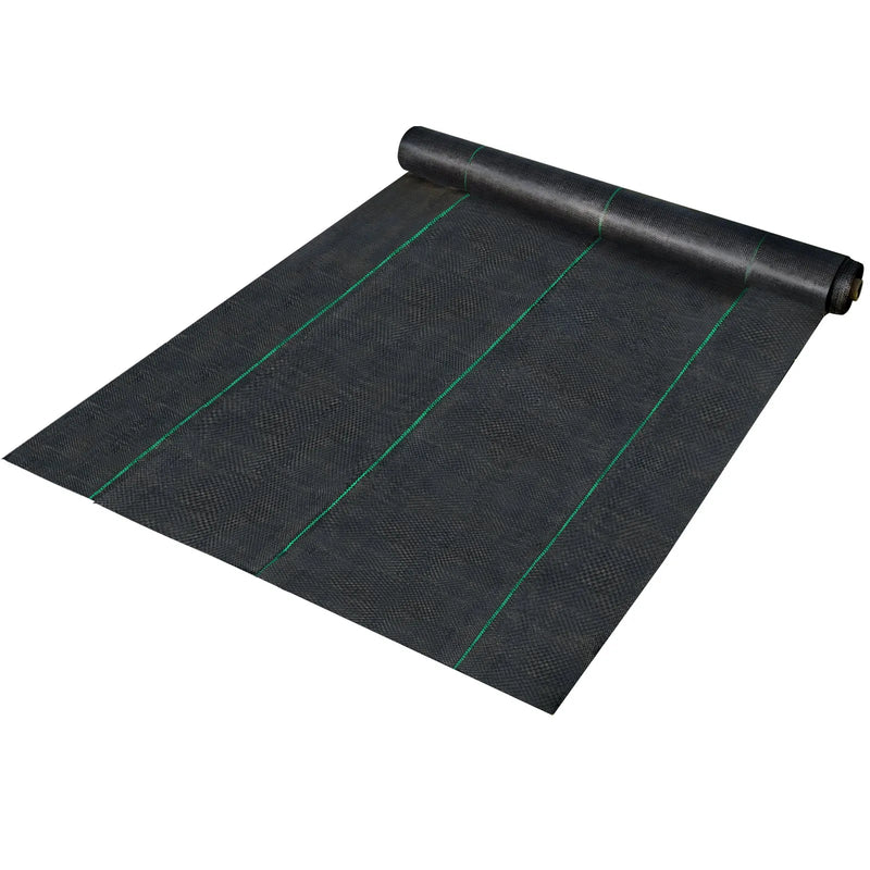 VEVOR 1,83 × 91,44 m Premium klases PP austs nezāļu barjeras ainavu zemes segums, 68 g/m² - ZEMLETES.LV