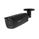 Dahua 6 MP bullet IP kamera, 2,8 mm, 109°,  Smart Dual Light, IR līdz 60 m, silti balta gaisma līdz 50 m, sarkanās/zilās brīdinājuma gaismas un skaņas signalizācija, WizSense, AcuPick, SMD 4.0, 2 mikrofoni, skaļrunis, microSD līdz 512 GB, PoE, IP67, melna