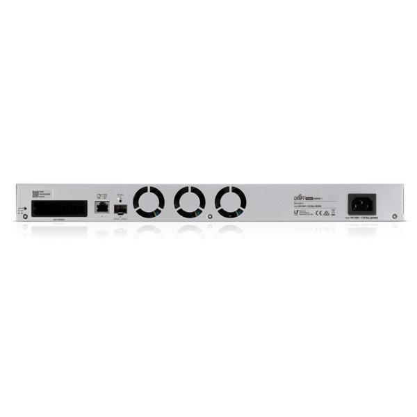 Ubiquiti UNVR, UniFi Protect tīkla videoreģistrators, 4 × 2,5"/3,5" HDD, RAID aizsardzība, līdz 18 × 4K vai 60 × Full HD kamerām, 1 GbE + 10 GbE SFP+