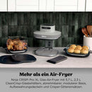 Ninja CRISPi PRO AS101EULG, 2050 W, 7-in-1 stikla karstā gaisa friteris, 5,7 l un 2,3 l CleanCrisp trauki, 7 programmas, PFAS nesaturošs, trauku mazgājamā mašīnā mazgājams